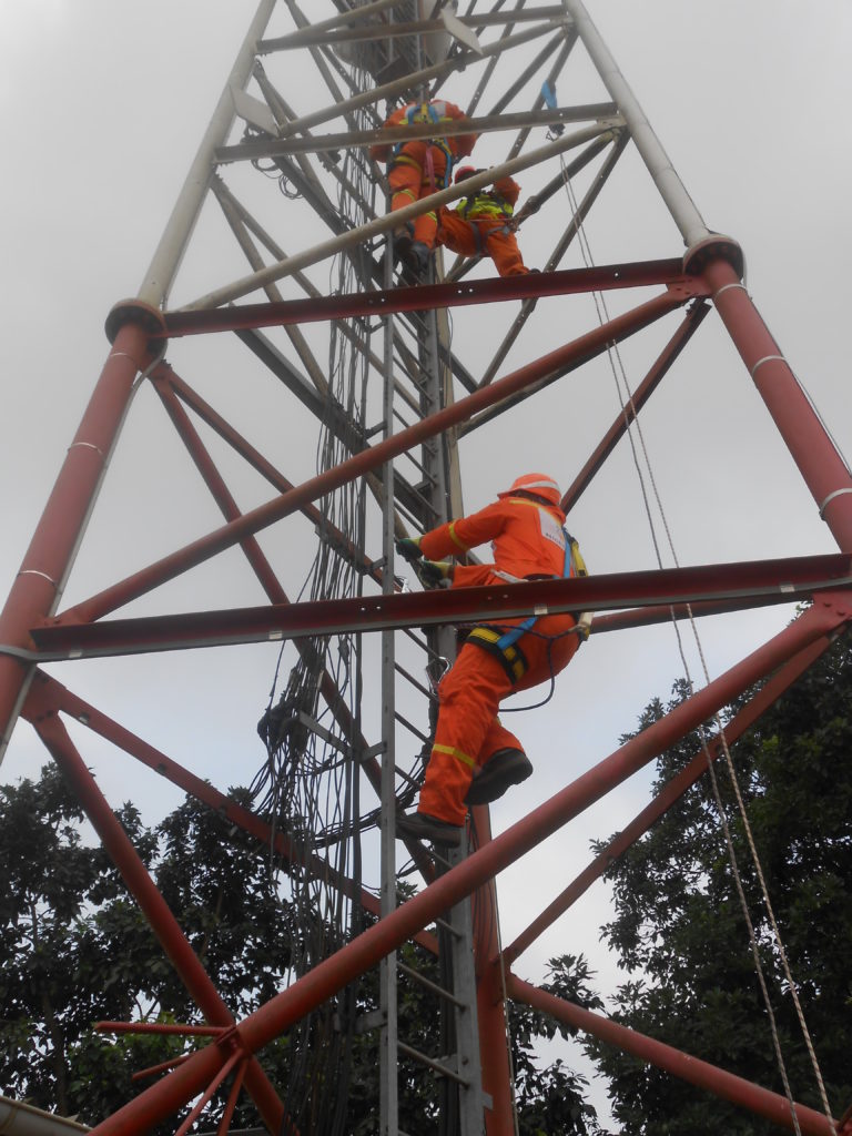 This training is designed to protect services workers from falling at heights. In this course participants will be able to: - Understand the state and International legal requirements for working at height. - Know the potential hazards and risk associated with working at height. - Understand and apply various safe work practices and hazard controls. - Know and apply various personal protective equipment (PPE) and rescue kits when working at height. - Know the elements of safe work procedures and rescue planning for working at heights. - Effectively rescue a suspended victim from height and providing first aid treatment while on the ground.